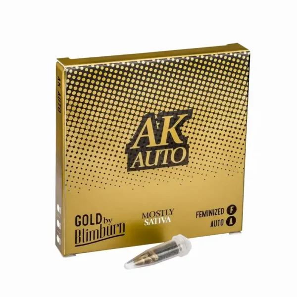 AK Auto Cannabis Seed - a robust blend of Lowryder and AK 47 genetics with citrus and mango notes