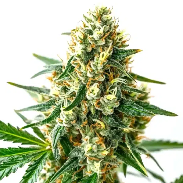 CBD Wellness cannabis flower with compact resinous buds and calming green tones