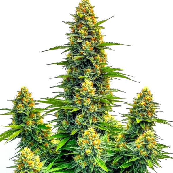 Pineapple Auto cannabis plant with tropical fruity flavor and auto-flowering genetics by Blimburn Seeds