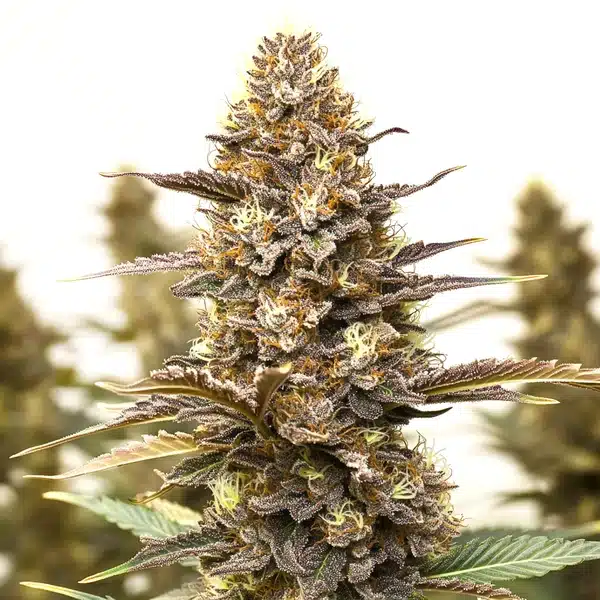 Skywalker x Girl Scout Cookies cannabis cola with colorful pistils and dense resin.