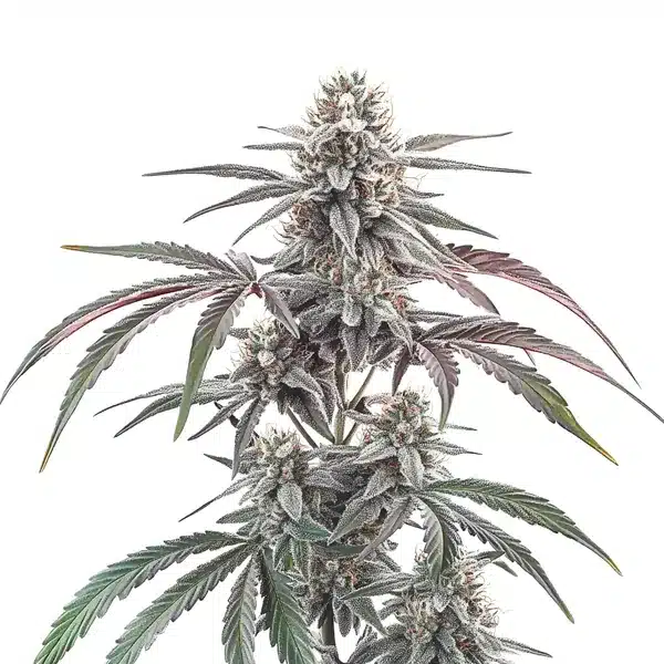 Wedding Cake Regular strain with dense, frosted buds and vibrant orange pistils