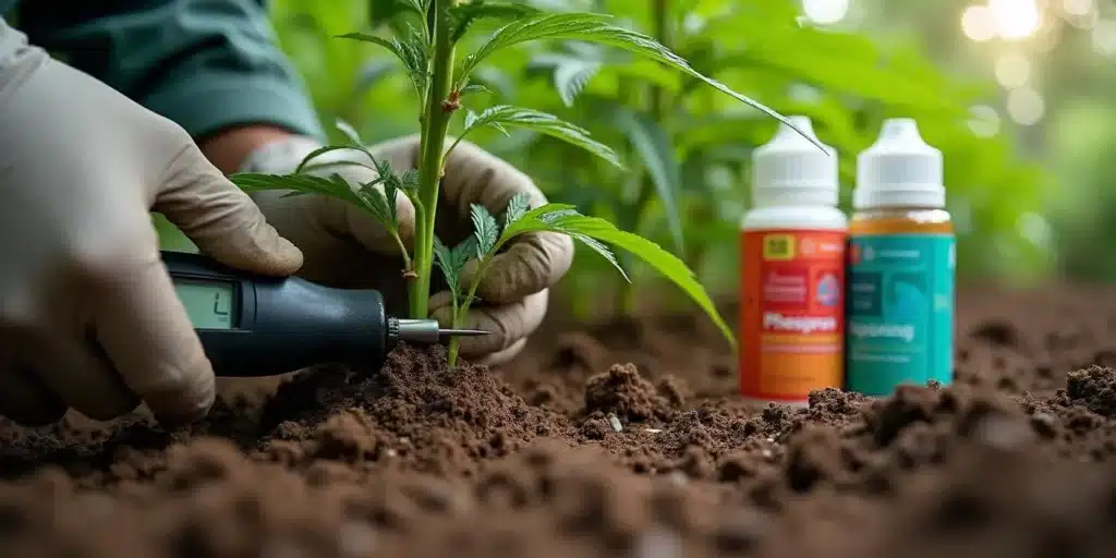 Growing in substrate or soil