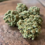 Cannabis buds from a strain recommended for alleviating depression.