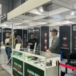 Attendees visit the Blimburn Seeds