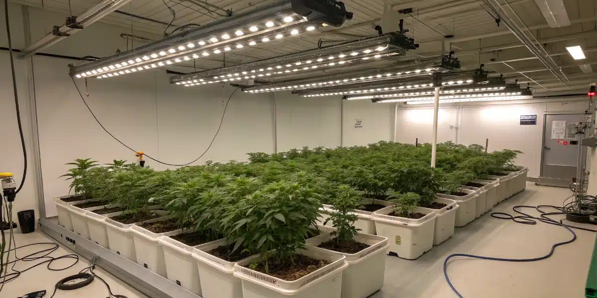 Time-lapse view of Fast Bud Autoflower growth stages from seedling to mature harvest