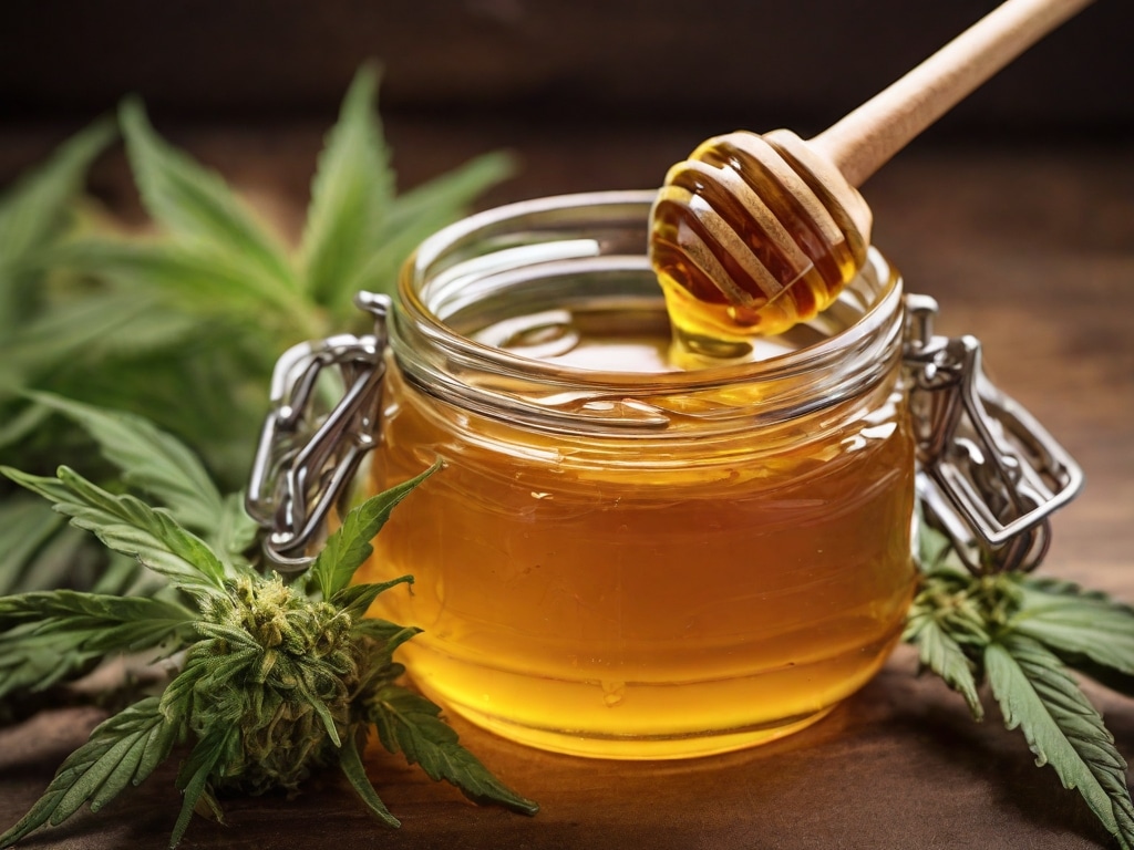 making cannabis-infused honey