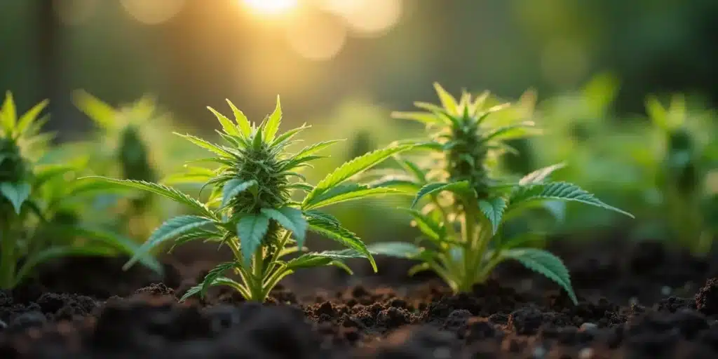 Cannabis plants thrive under specific light and temperature conditions
