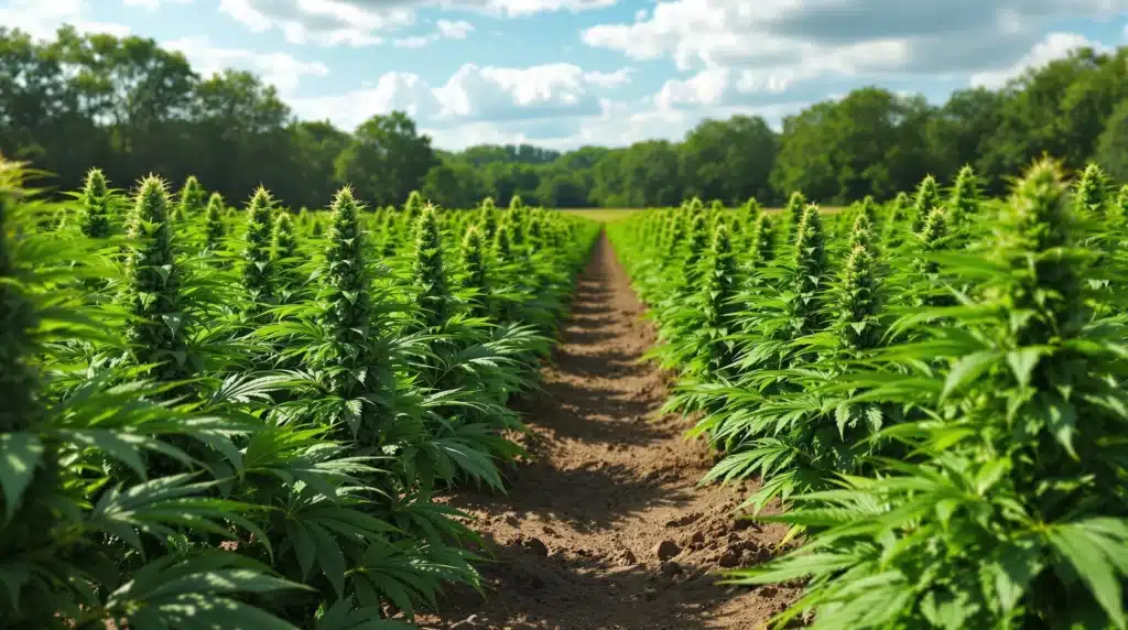 For outdoor growing, Indica-dominant strains, which are typically more resilient and have shorter flowering times.