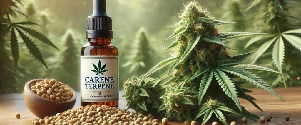 Calming effects of carene terpene