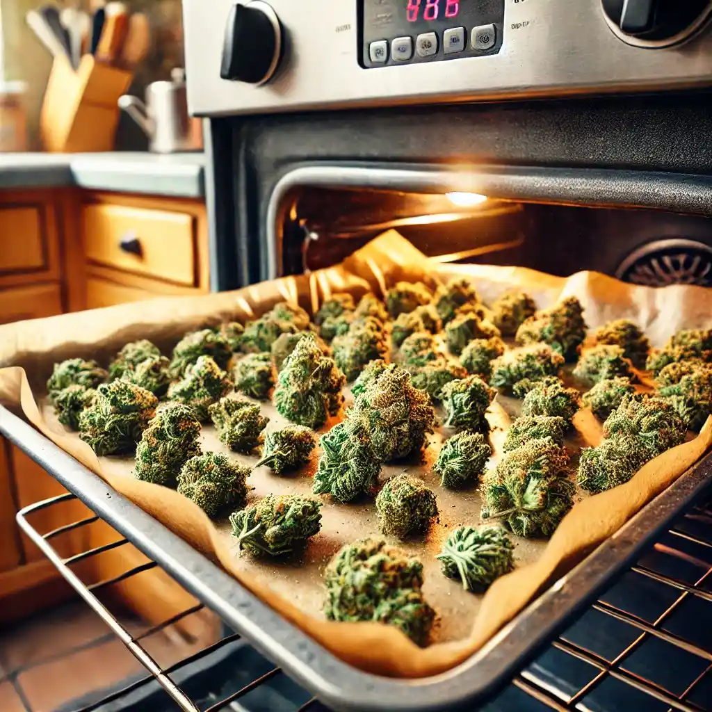 decarboxylation in oven