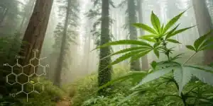 Indoor cannabis plants in pots thriving under LED lights with phosphorus nutrient support.