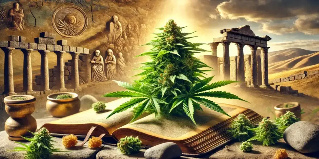 The biblical weed strain into your routine shown as cannabis seedlings growing under indoor grow lights.