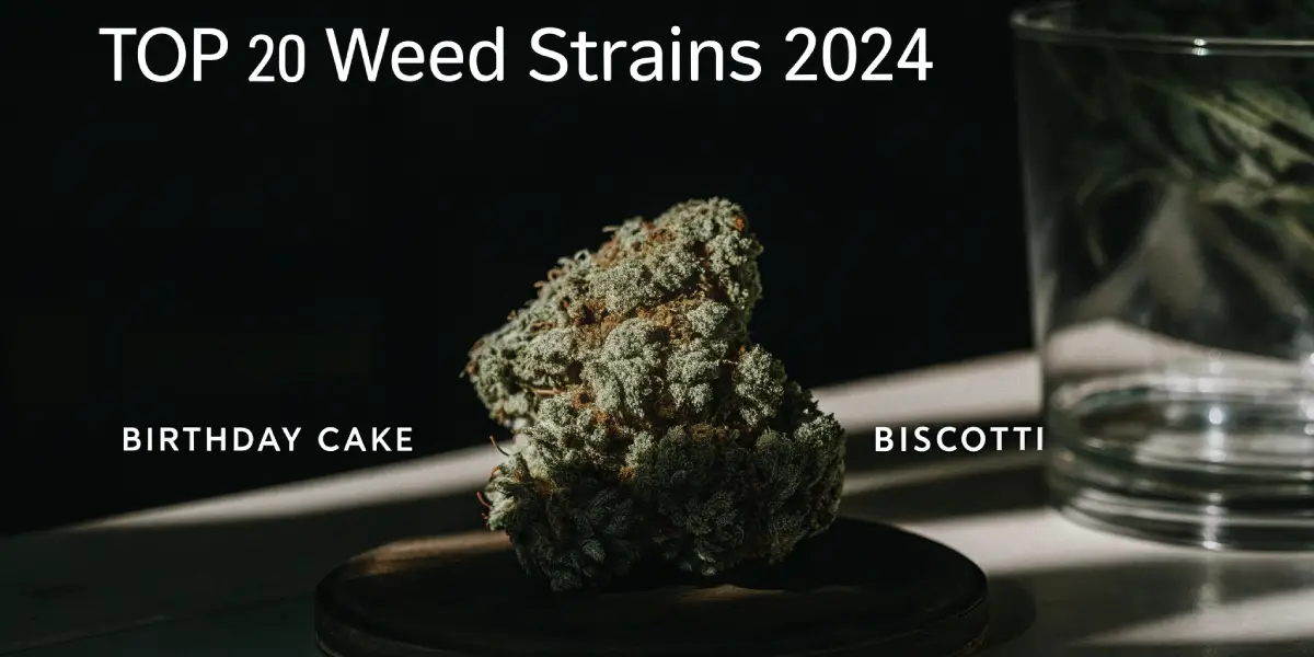Biscotti cannabis bud highlighted in top 20 weed strains of 2024 ranking