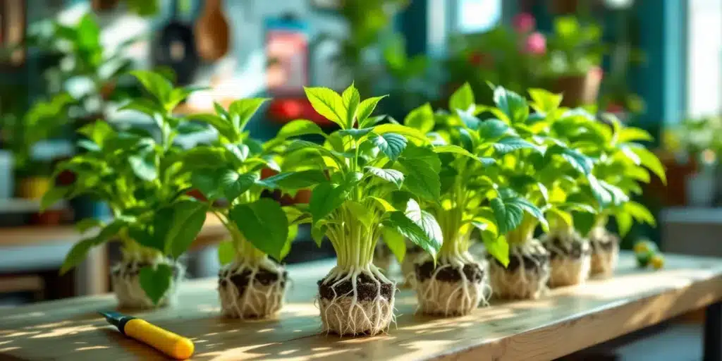 Hand planting a cannabis clone with visible roots in Oregon, emphasizing healthy growth and proper transplanting techniques.