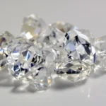 A close-up of THC diamond crystals ready to be smoked.