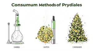 Different ways to consume marijuana crystals: Dabbing, vaping, and cannabis.