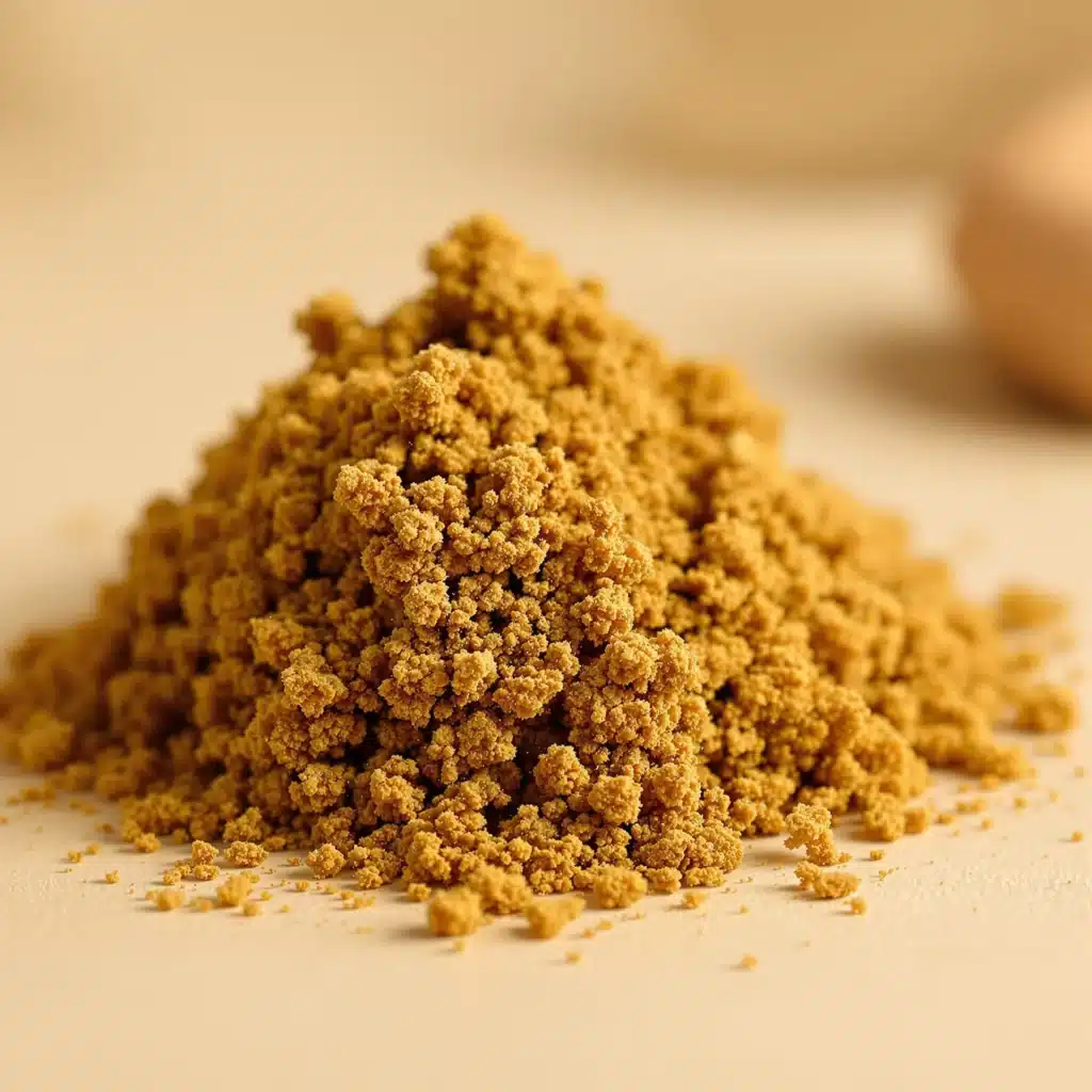 A close-up of THCA classic hash with a rich, amber-brown color and slightly textured surface, placed on a clean, neutral background. The focus is on the purity and dense concentration of the hash, capturing the subtle details and smooth edges that emphasize its quality.