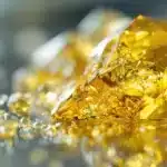 Delta 8 diamonds shimmering in the light, showcasing their crystalline structure.