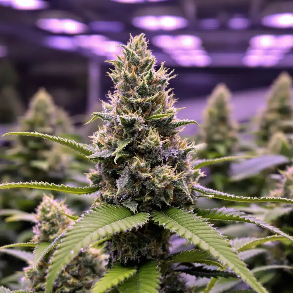 Cannabis buds thriving with the best bloom booster fertilizer during flowering.