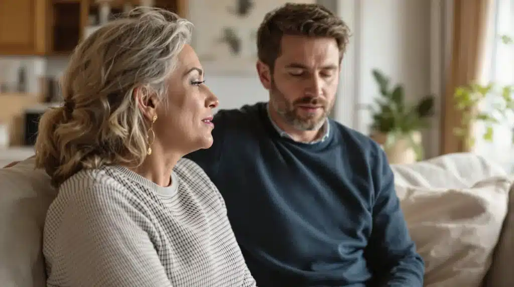 Patient using cannabis oil for brain tumor treatment and symptom relief.