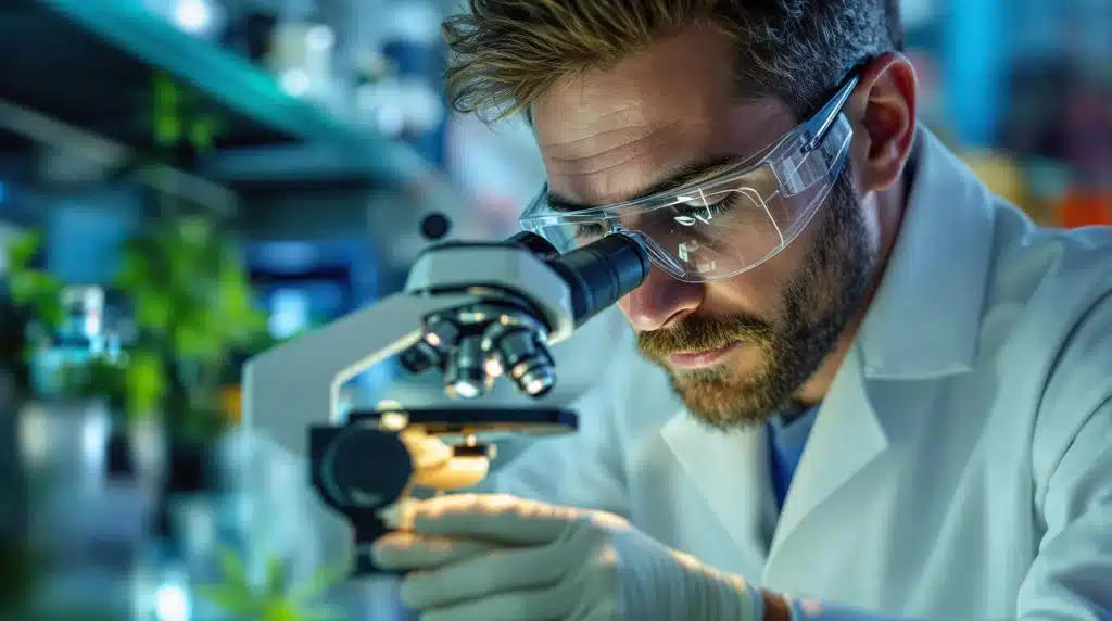 Scientific research exploring cannabis oil treatment for lung cancer.