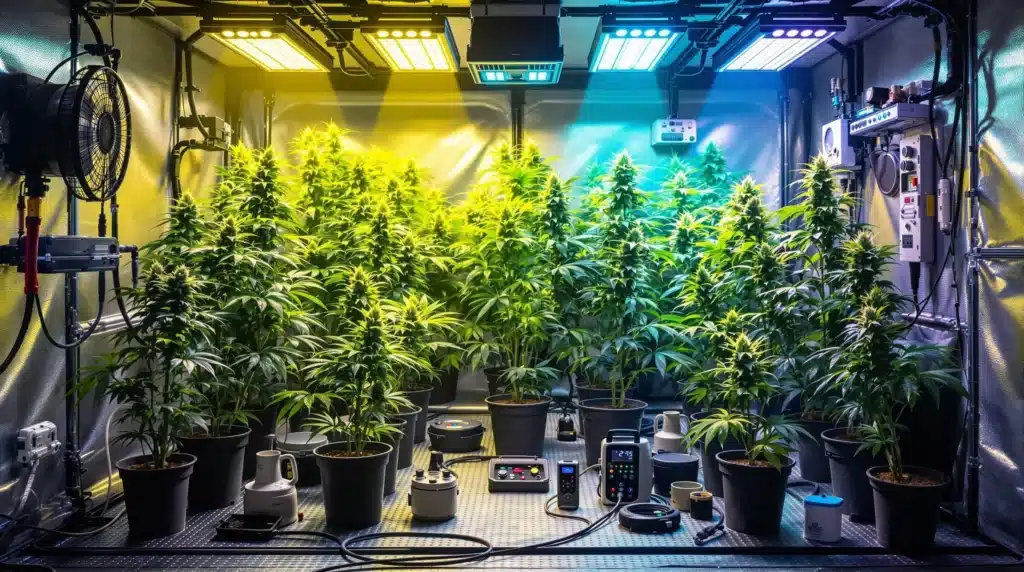 Best autoflower strains indoor growing under LED lights in a controlled environment