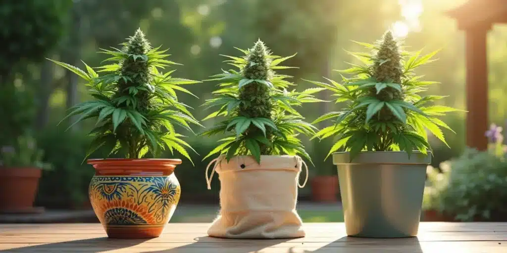 Choosing the Right Pots for Outdoor Marijuana Growth.