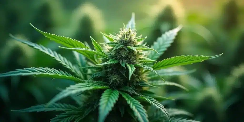 This close-up shows a plant benefiting from internal microbial balance and optimal plant-microbe interaction.