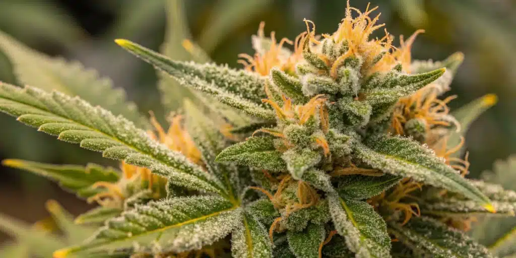 Vibrant Super Lemon Haze Strain CBD plants thriving in an outdoor raised-bed setup, displaying lush green foliage and dense buds under sunlight