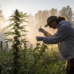 Plant Sap Analysis for Cannabis: Monitoring Nutrient Flow at Sunrise.