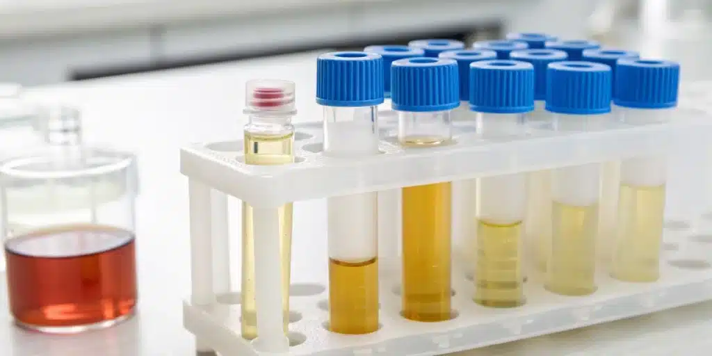 THCA detection times in urine, blood, and hair tests.