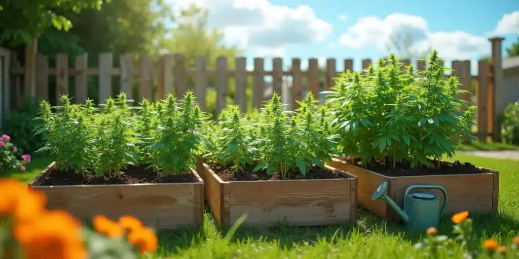 The Ideal Setup for Growing Weed Outdoors in Raised Beds
