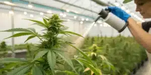 Realistic image demonstrating how to make feminized seeds with colloidal silver during the treatment process.