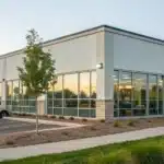 Realistic image of a cannabis dispensary in Wisconsin showing legal status signage and state branding for THC legal in Wisconsin.