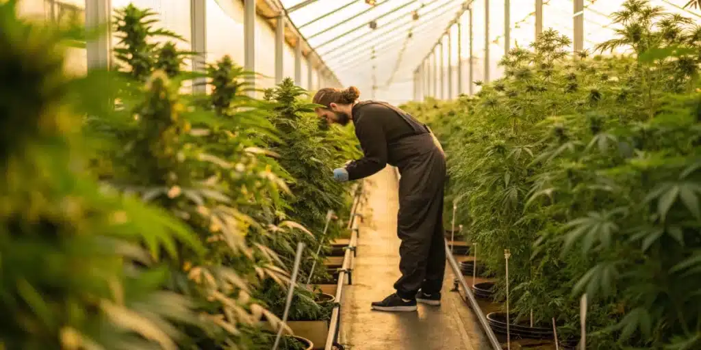 how long can a weed plant live as seen in an energetic greenhouse environment
