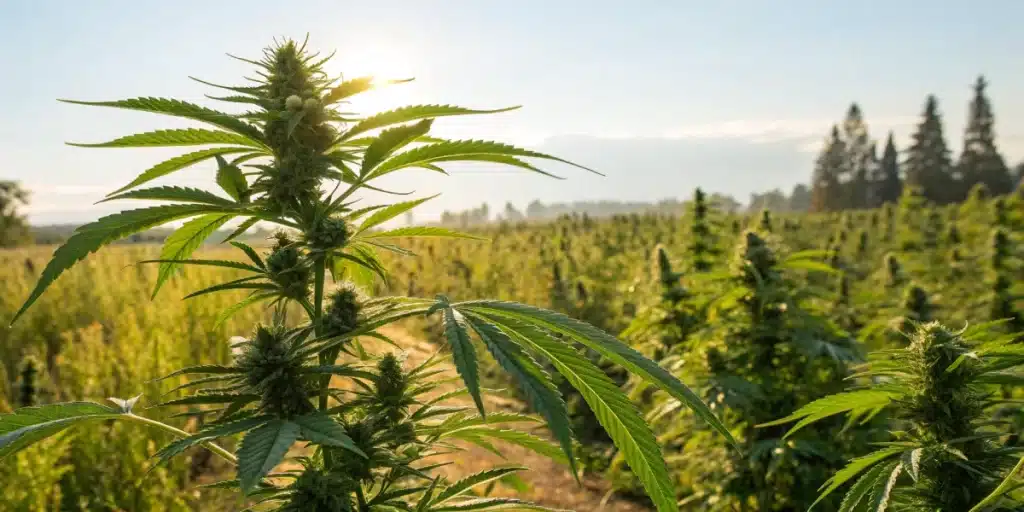 how long can a weed plant live showcased in an outdoor setting