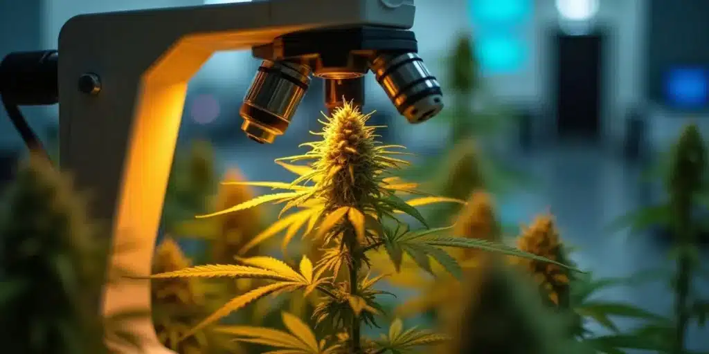 Microscopic Monitoring for Phytosanitation in Cannabis Cultivation.