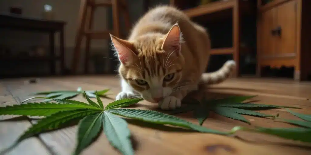 Effects of Weed on Cats: Why Ingestion of Cannabis Leaves Is Dangerous.
