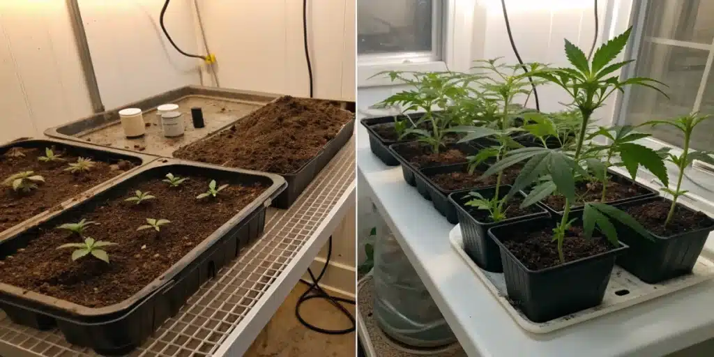 is it better to transplant in the morning or evening side by side transplant setup