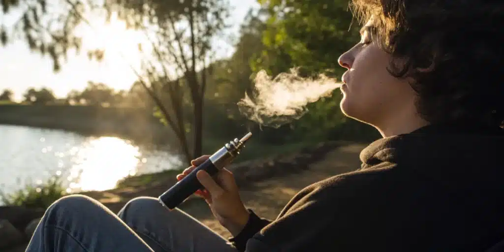 Realistic view of a vaporizer’s internal heating element and chamber, demonstrating how do weed vaporizers work through advanced technology.