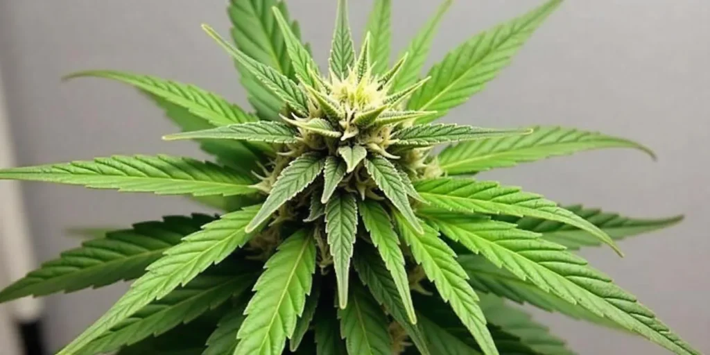 Grow Afghan Hash Plant Regular bud top view.