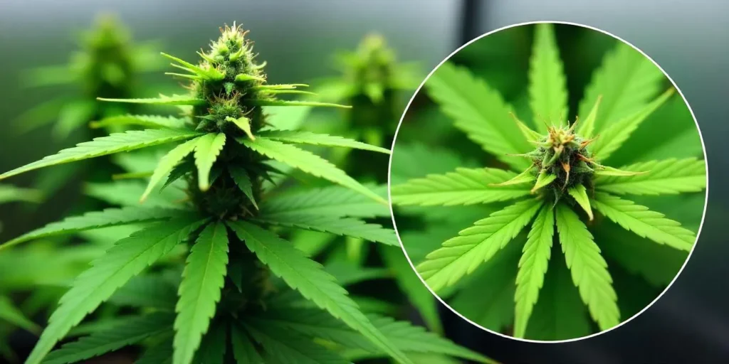 Grow Afghan Hawaiian x Laos x Jamaican with top view detail.