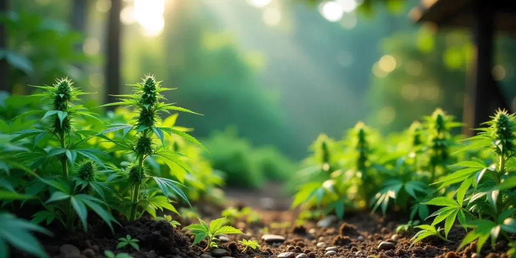 Grow Agent Orange Regular outdoors in organic soil beds.