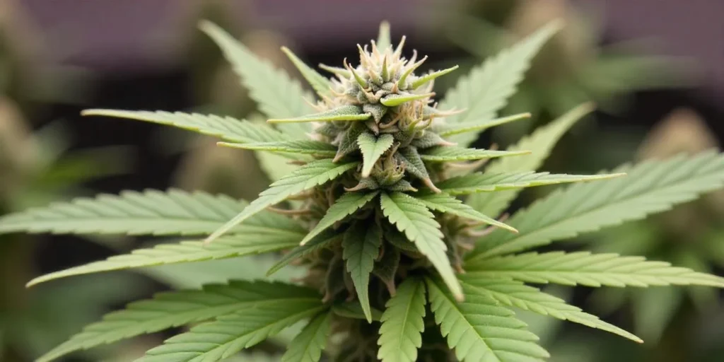 Candy Punch Regular flowering bud with visible trichomes.