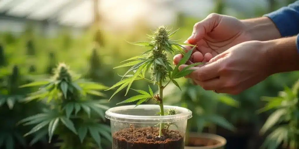 Does pruning cannabis encourage root growth in home-grown cannabis plants?