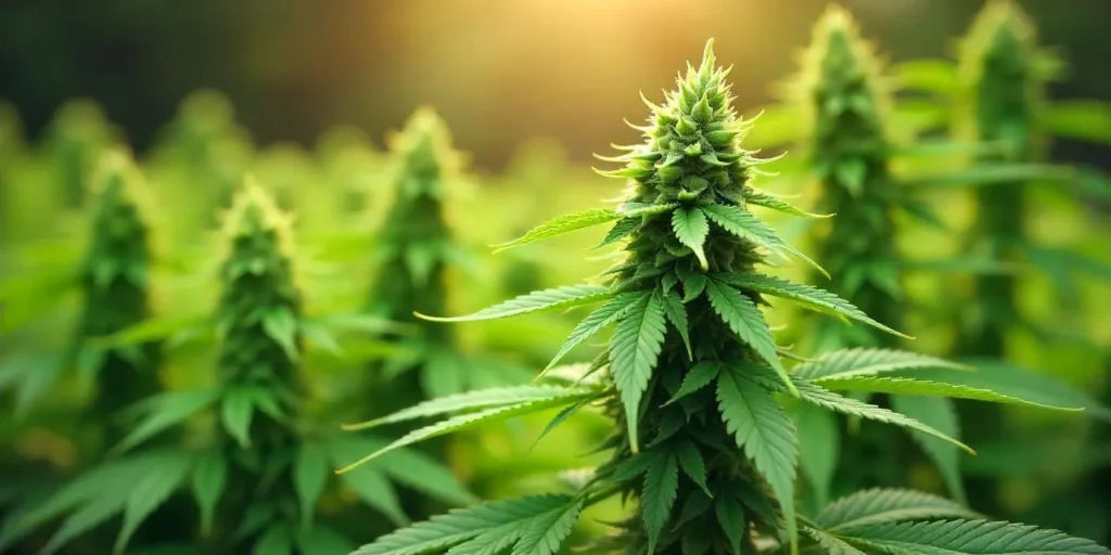 Mature Candy Kush Fast Version cannabis plants ready for harvest.