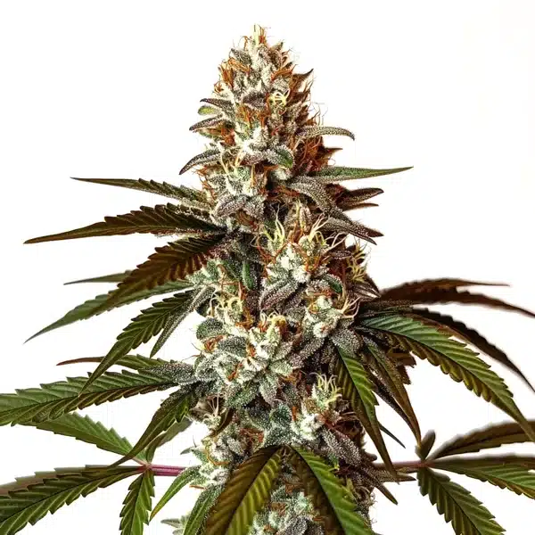 Permanent Marker x White Runtz cannabis plant with frosty trichome-rich buds and vibrant green foliage.