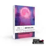 Another Level seed box with glowing pink moon and neon stairs in dreamy background.