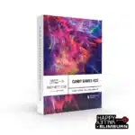 Candy Games 25 seed box with abstract neon candy-colored patterns.