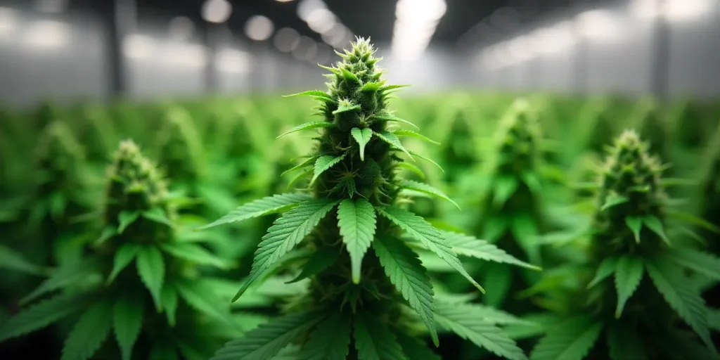 CBD Shishkaberry x Candida (1:2) thrives indoors with dense colas and resin production.